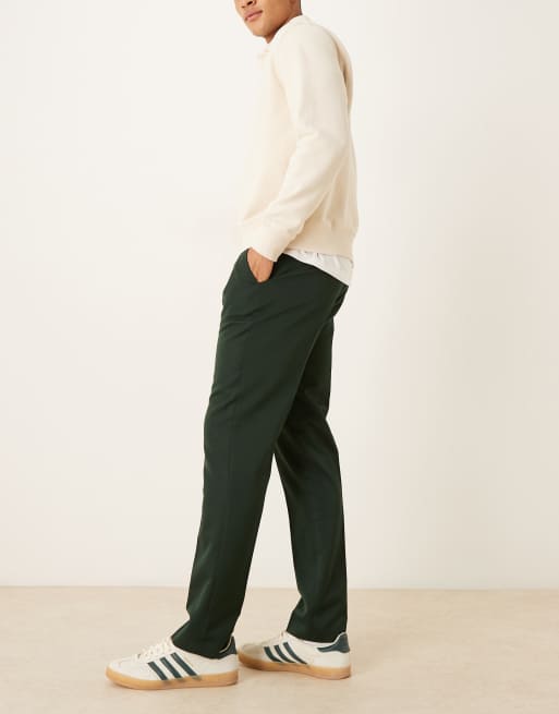 ASOS DESIGN – Ciemnozielone dopasowane spodnie o wąskim kroju, 3 z 5