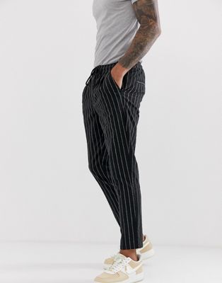 textured cigarette trousers