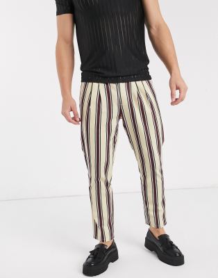 pleated cigarette pants