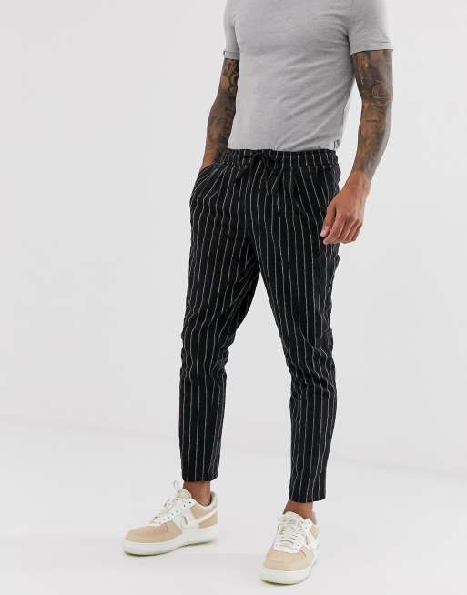 Textured deals cigarette trousers