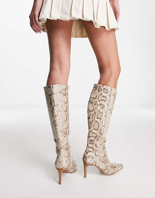 Snake on sale boots asos