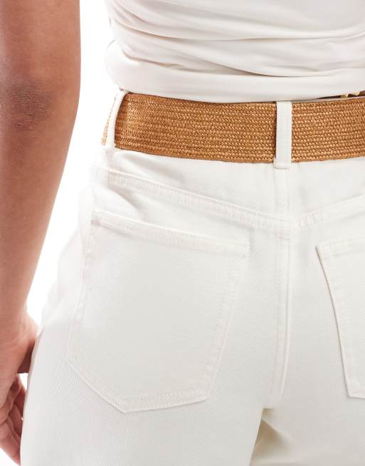 ASOS DESIGN - Cintura in paglia con fibbia, 3 di 3