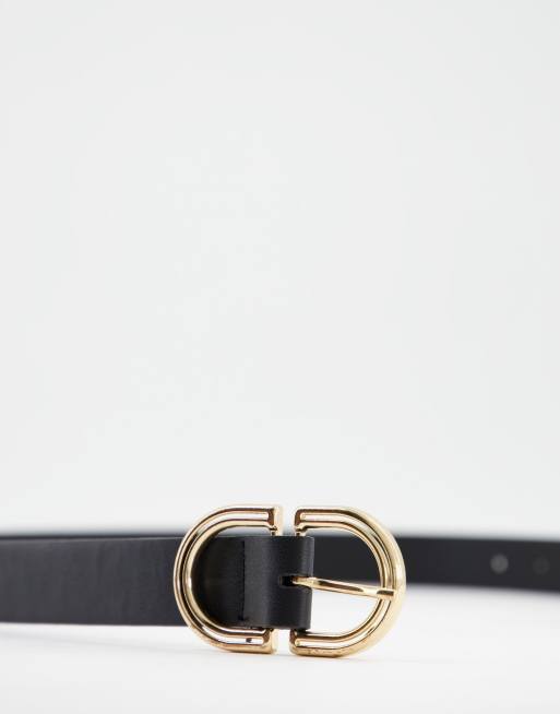 ASOS DESIGN - Cintura per jeans per vita e fianchi nera, 2 di 4