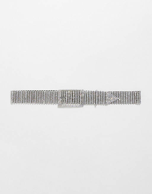 ASOS DESIGN - Cintura per vita e fianchi decorata con cristalli