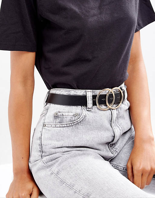 ASOS DESIGN - Cintura per vita e fianchi per jeans con doppio cerchio