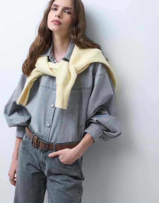 ASOS DESIGN cinturón con varios pasadores para cintura y cadera con herrajes envejecidos en camel, 2 de 4