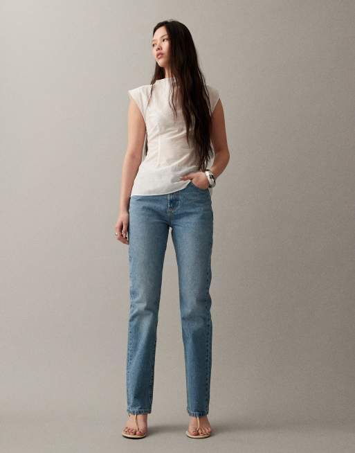 ASOS DESIGN Circular Design Collection 90s straight leg jeans in vintage wash