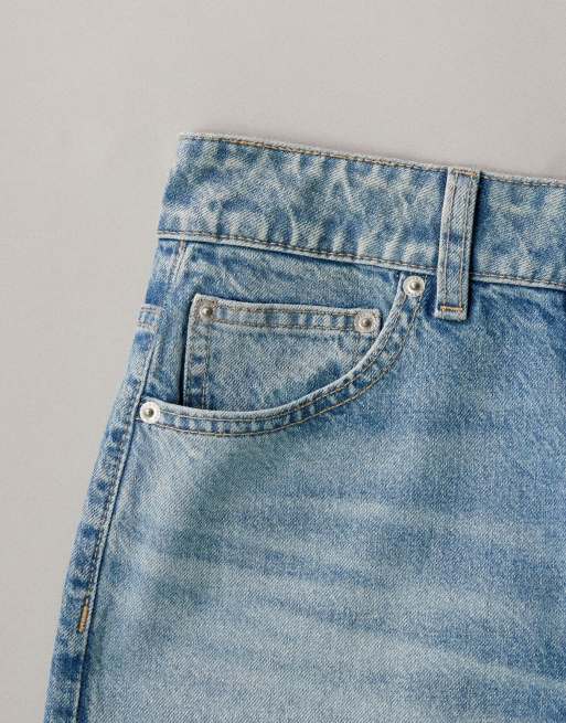 ASOS DESIGN - Circular Design Collection - Blå dad-jeans med brede ben , 6 af 7