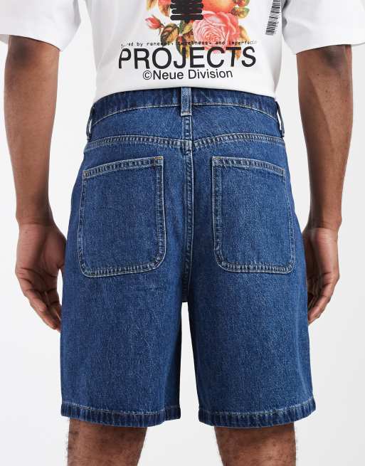 ASOS DESIGN - Circular Design Collection - Blå denim-jorts, 4 af 5