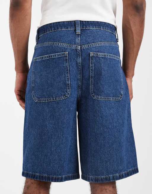 ASOS DESIGN - Circular Design Collection - Blå denim-jorts, 4 af 5