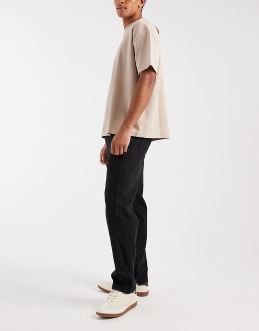 ASOS DESIGN – Circular Design Collection – Bleksvarta, raka jeans, 2 av 5