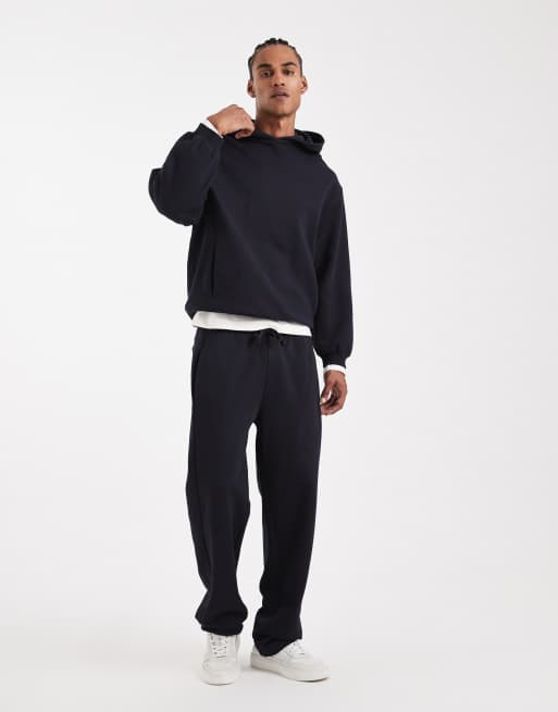 ASOS DESIGN Circular Design Collection heavyweight hoodie in navy&nbsp;- NAVY, 2 of 5