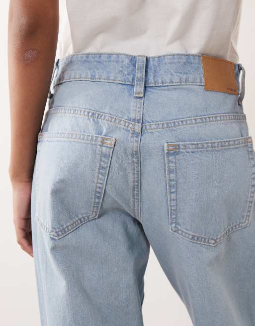 ASOS DESIGN – Circular Design Collection – Jasnoniebieskie luźne jeansy z niskim stanem , 5 z 5