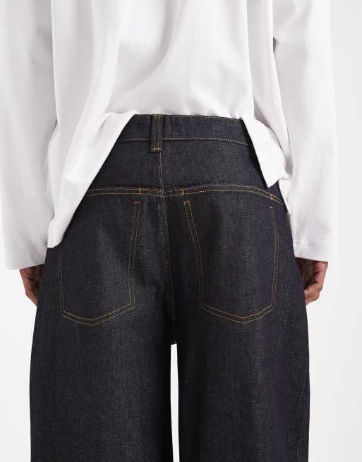 ASOS DESIGN - Circular Design Collection - Jean bouffant en denim épais - Indigo , 4 de 5