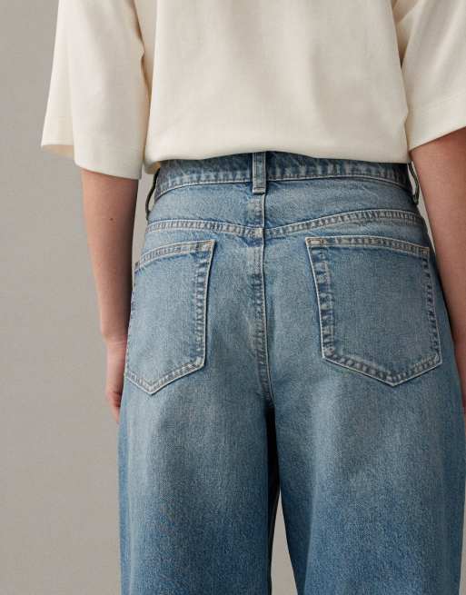 ASOS DESIGN - Circular Design Collection - Jean dad ample - Délavage moyen authentique , 4 de 7