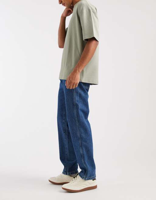 ASOS DESIGN - Circular Design Collection - Jean droit - Bleu moyen délavé, 3 de 5