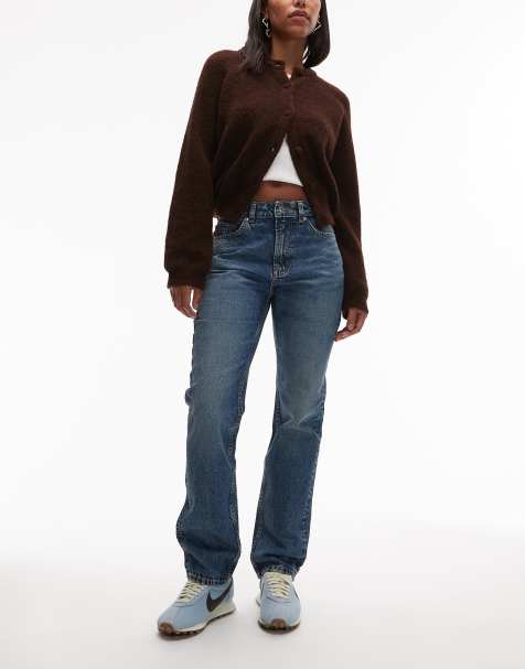 ASOS DESIGN - Circular Design Collection - Jean droit style années 90 - Délavage moyen - view 1