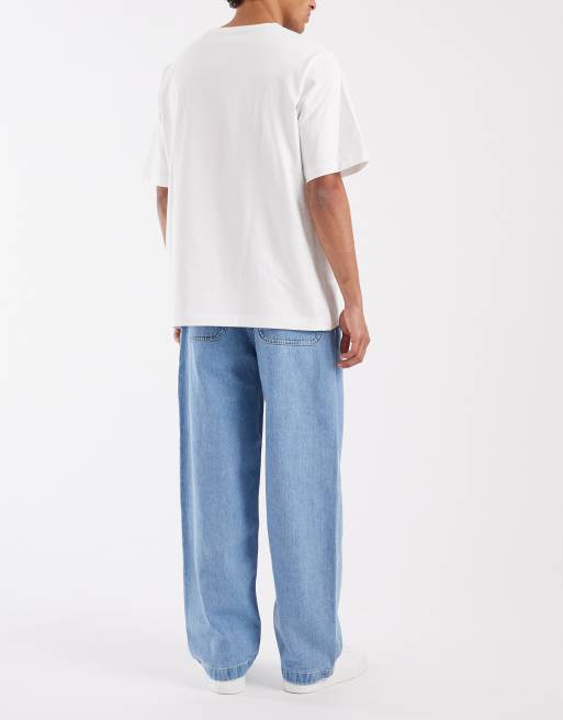 ASOS DESIGN Circular Design Collection jeans in light wash blue, 2 of 5