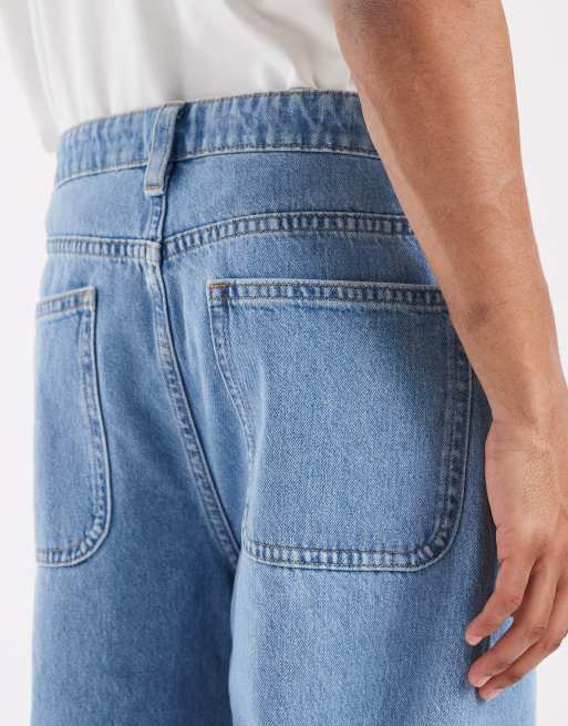 ASOS DESIGN Circular Design Collection jeans in light wash blue, 4 of 5