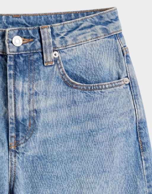 ASOS DESIGN - Circular Design Collection - Jeans slim a cilindro lavaggio medio chiaro, 9 di 9
