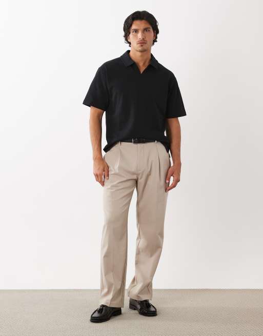 ASOS DESIGN - Circular Design Collection - Polo comoda super pesante nera, 2 di 5