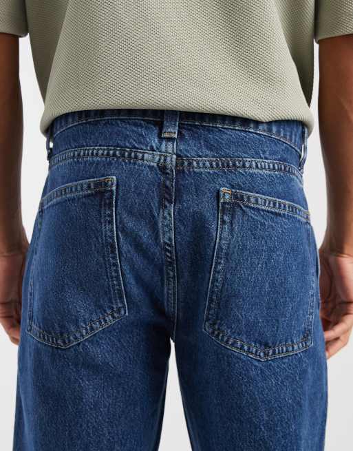 ASOS DESIGN Circular Design Collection straight jeans in mid wash blue, 4 of 5