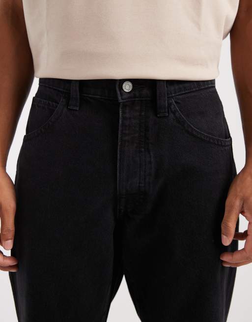 ASOS DESIGN Circular Design Collection straight jeans in washed black, 5 of 5