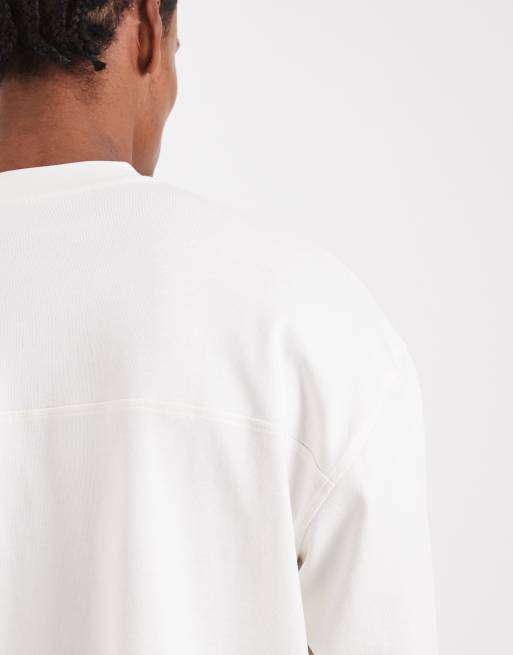 ASOS DESIGN Circular Design Collection super heavyweight boxy oversized long sleeve t-shirt in beige , 5 of 5