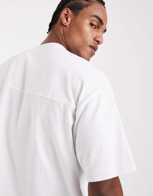 ASOS DESIGN Circular Design Collection super heavyweight boxy oversized t-shirt in white , 4 of 5