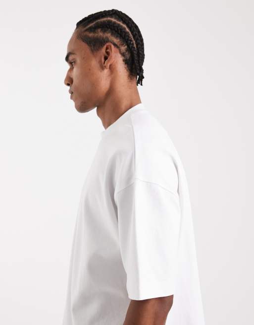 ASOS DESIGN Circular Design Collection super heavyweight boxy oversized t-shirt in white , 5 of 5