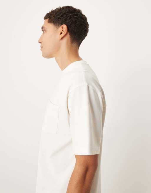 ASOS DESIGN Circular Design Collection super heavyweight relaxed T-shirt in neutral, 5 of 5
