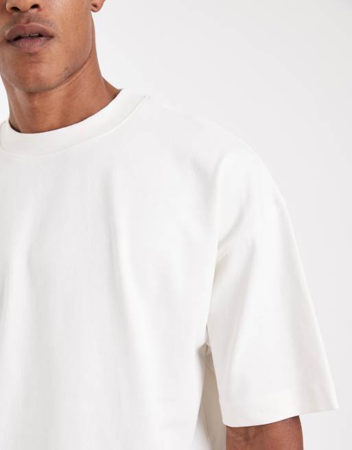 ASOS DESIGN - Circular Design Collection - Super zwaar oversized recht T-shirt in beige , 5 van 5