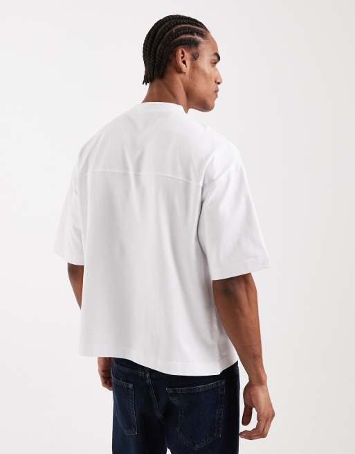 ASOS DESIGN - Circular Design Collection - Super zwaar oversized T-shirt in wit, 3 van 5