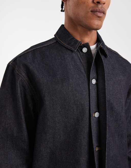 ASOS DESIGN - Circular Design Collection - Zwaar denim jack in indigo, deel van co-ord set, 5 van 5