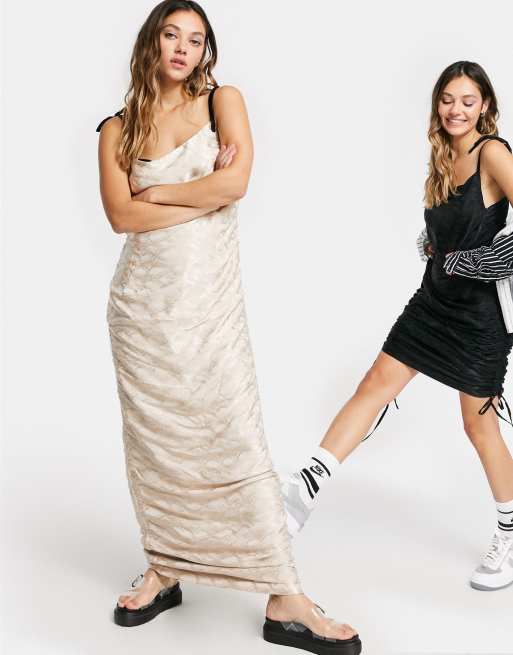 ASOS DESIGN - CIRCULAR - Robe nuisette courte réversible