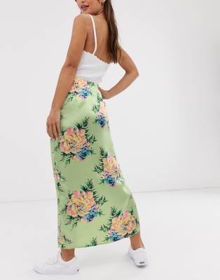 maxi slip skirt