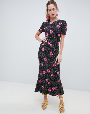 asos floral tea dress