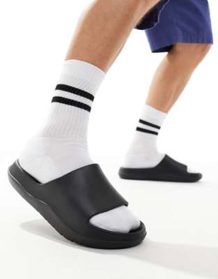 ASOS DESIGN - Claquettes chunky - Noir