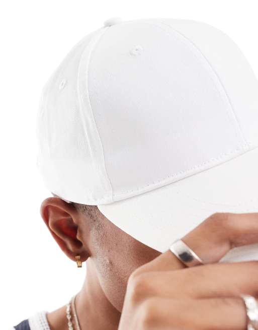 ASOS DESIGN classic baseball cap in white cotton | ASOS