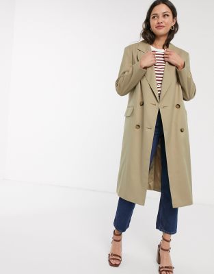 asos design classic trench coat