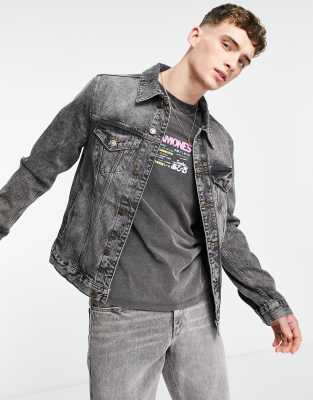 mens jean jacket with black jeans