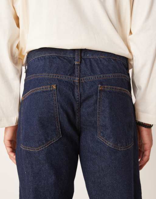 ASOS DESIGN Essential tapered fit jeans in indigo