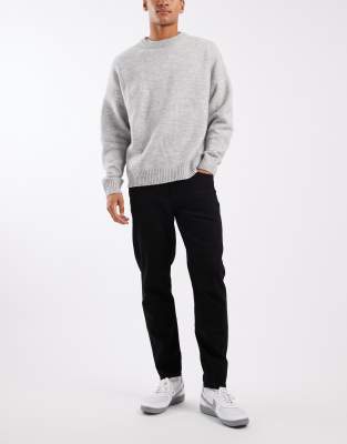 Asos Design Classic Rigid Jeans In Black