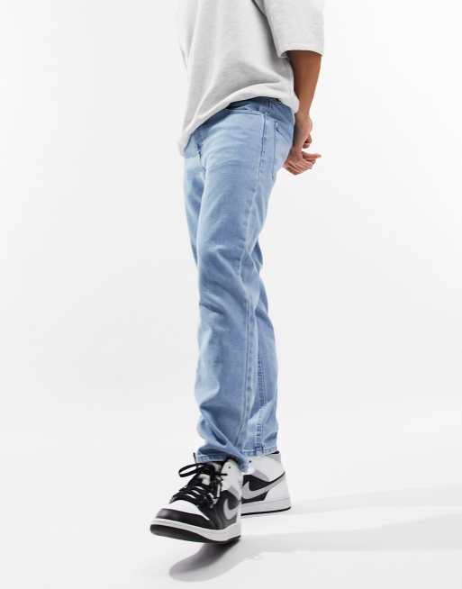 Light stonewash jeans store mens