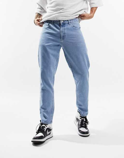 ASOS DESIGN lightweight jogger jeans in midwash