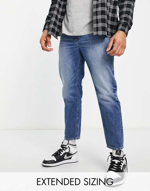 ASOS DESIGN classic rigid in mid wash | ASOS