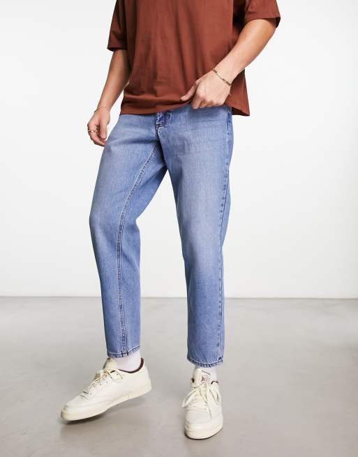 ASOS DESIGN classic rigid jeans in vintage light wash