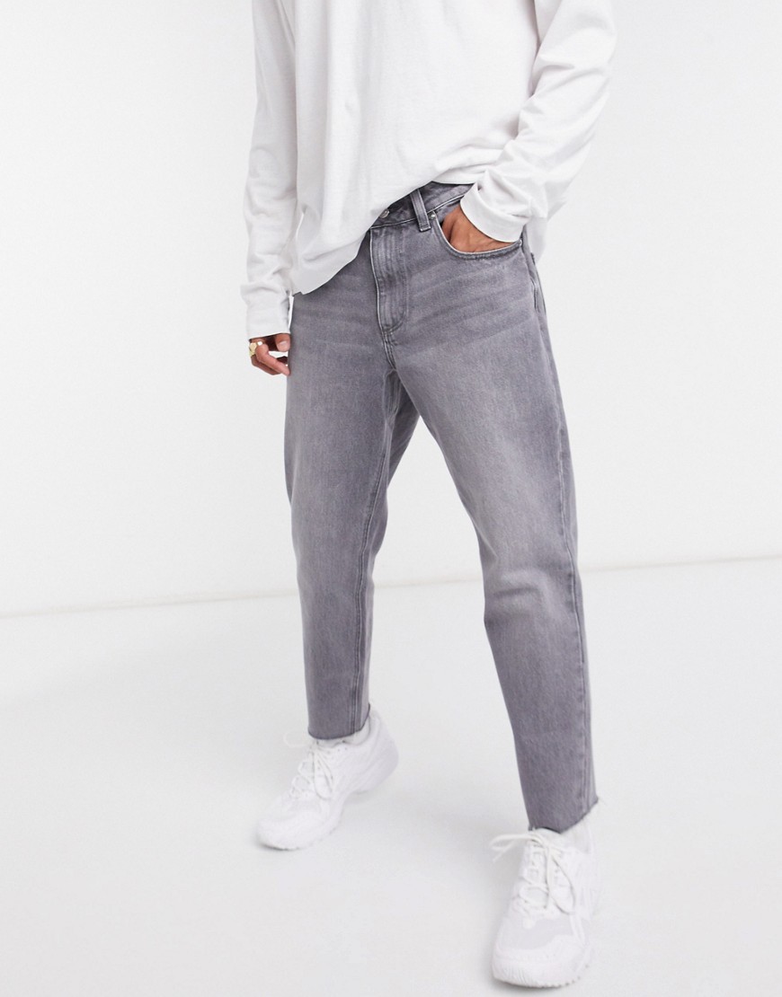 Classic rigid jeans in washed grey