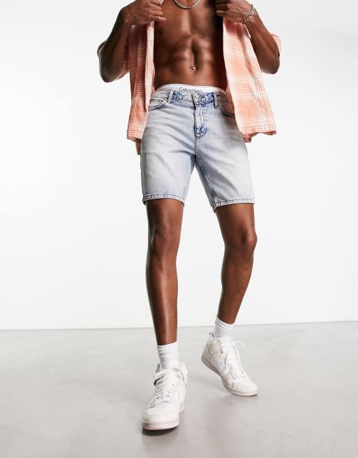 Asos jean store shorts mens