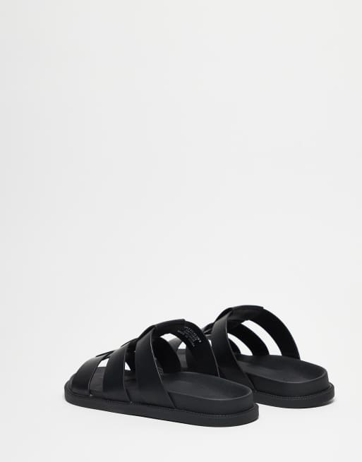 ASOS DESIGN classic strap sandals in black, 3 of 4
